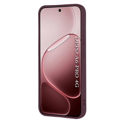 Hülle für Oppo A6 Pro 5G / A6 Pro 4G, Techsuit, SoftFlex, Weinrot