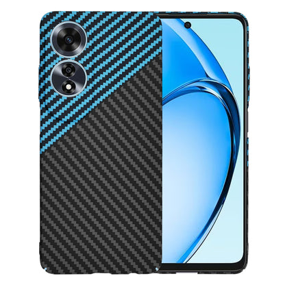 Case for Oppo A60, Techsuit, Carbonite FiberShell, Black Blue