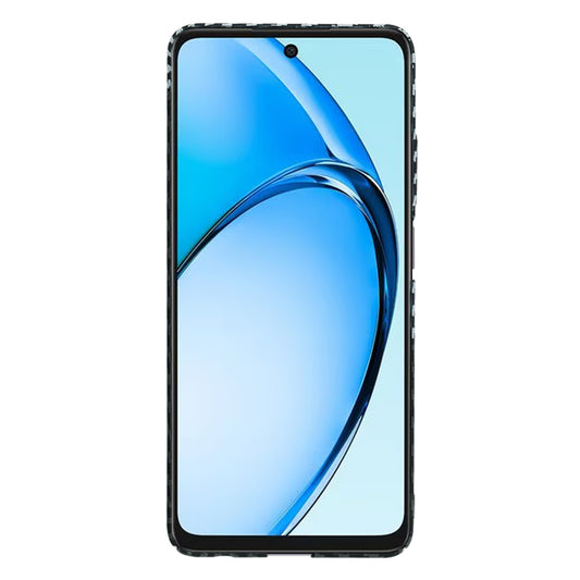Hülle für Oppo A60, Techsuit, Carbonite FiberShell, Schwarz Grau