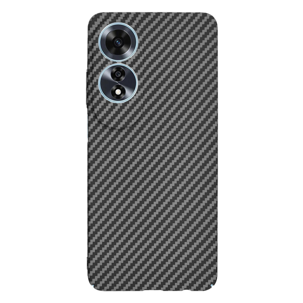 Hülle für Oppo A60, Techsuit, Carbonite FiberShell, Schwarz