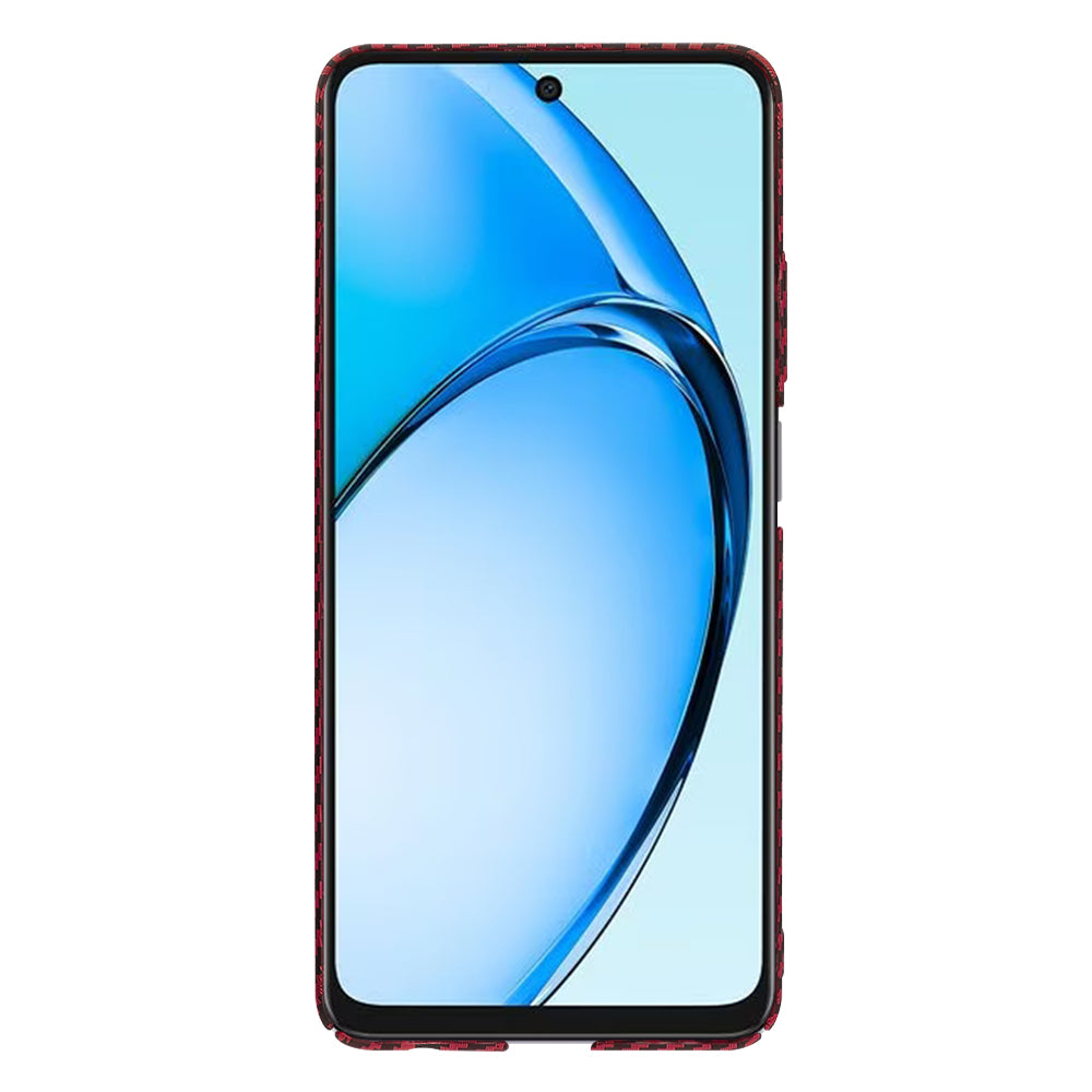 Hülle für Oppo A60, Techsuit, Carbonite FiberShell, Rot