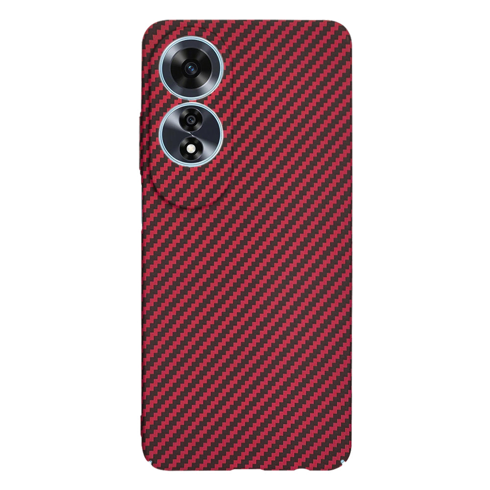 Hülle für Oppo A60, Techsuit, Carbonite FiberShell, Rot