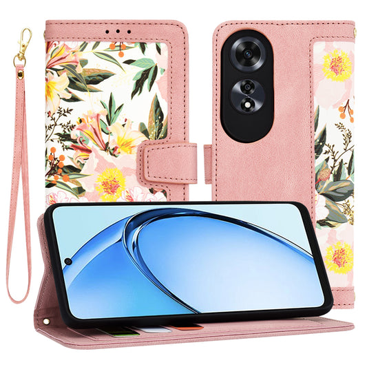 Hülle für Oppo A60, Techsuit, FlipCraft, Rosa
