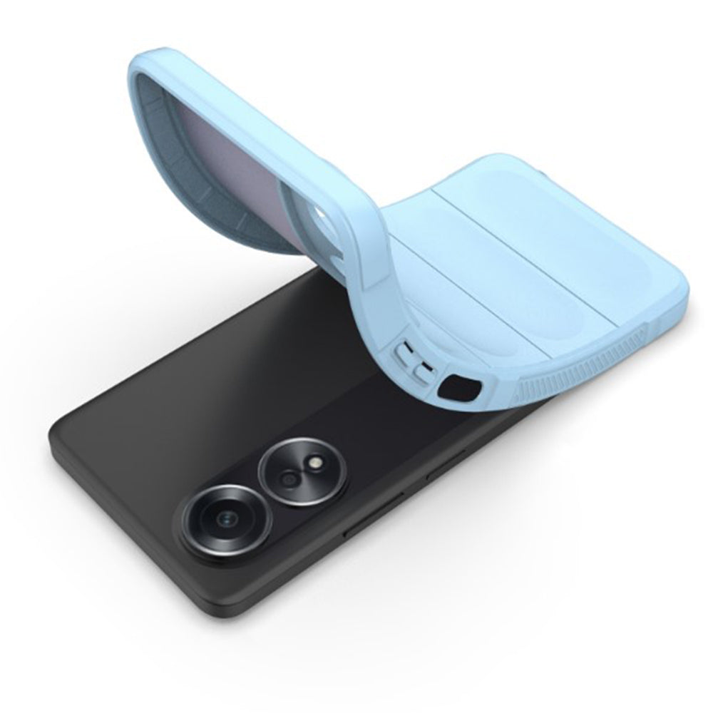 Hülle für Oppo A60, Techsuit, Magic Shield, Lila