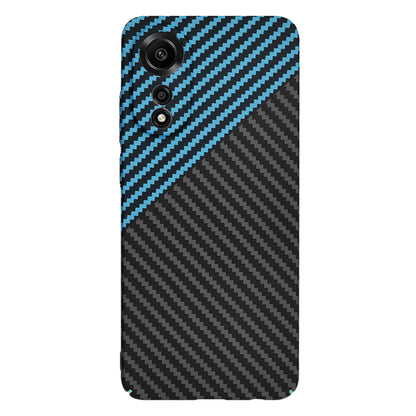Hülle für Oppo A78 4G, Techsuit, Carbonite FiberShell, Schwarz Blau