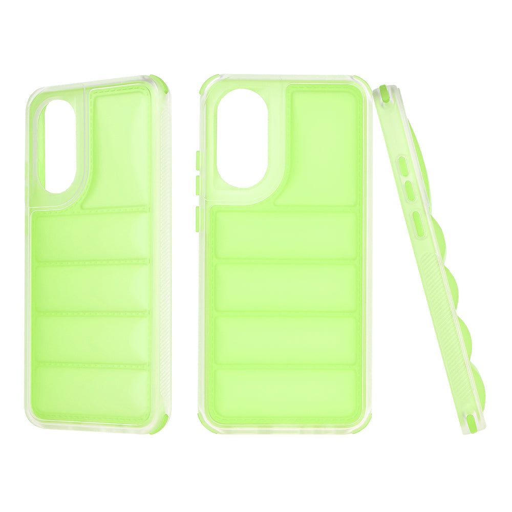 Hülle für Oppo A78 4G, Techsuit, Wave Shield, Grün
