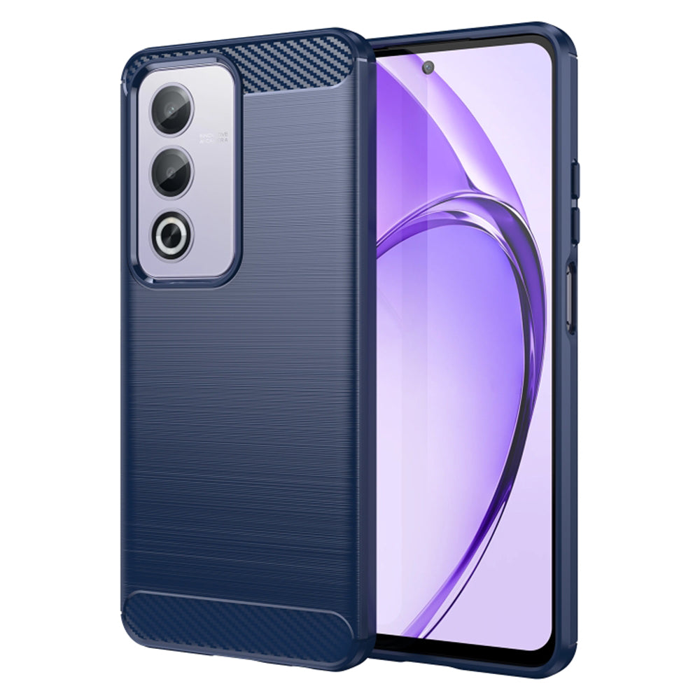 Hülle für Oppo A80, Techsuit, Carbon, Blau