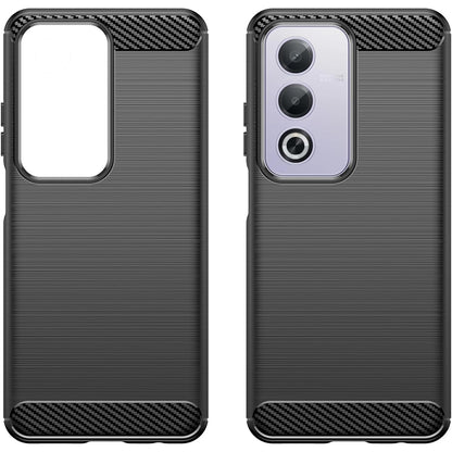 Hülle für Oppo A80, Techsuit, Carbon, Schwarz
