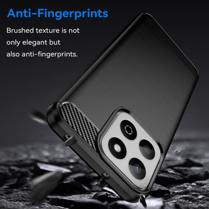 Hülle für Oppo A80, Techsuit, Carbon, Schwarz