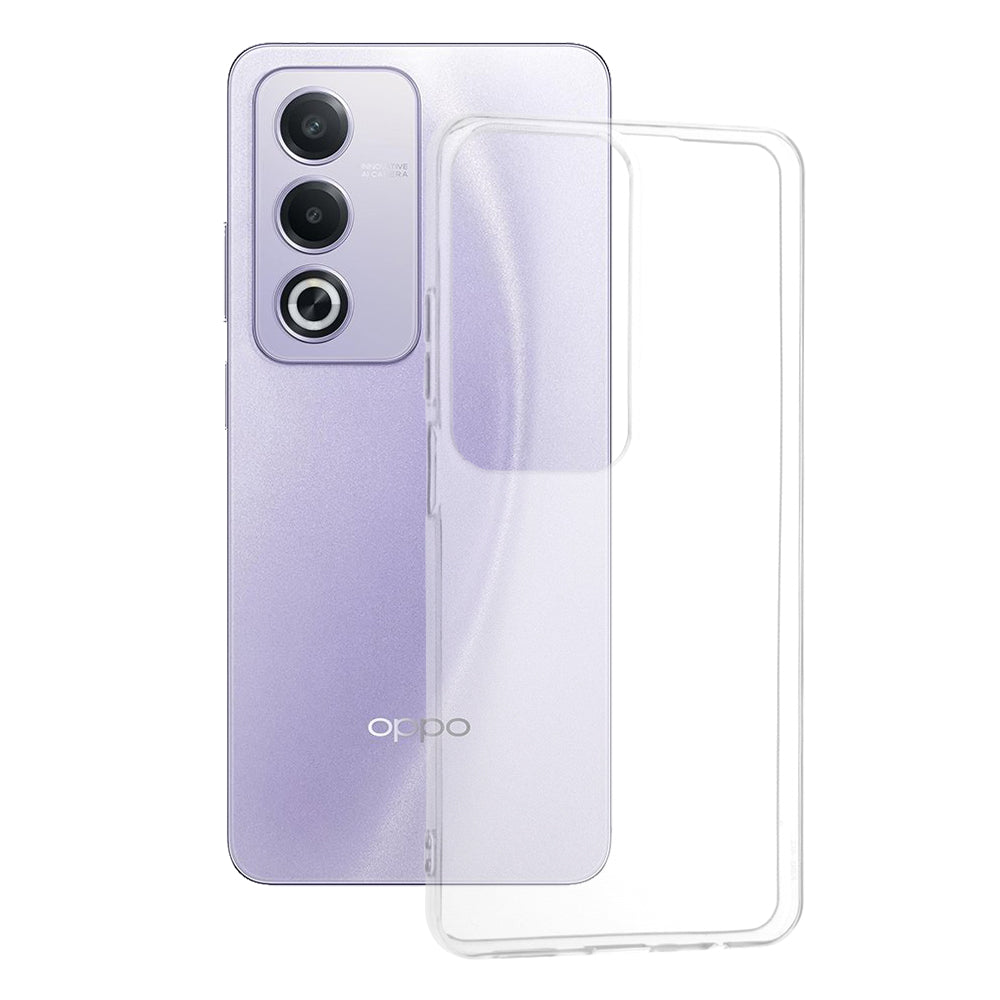 Hülle für Oppo A80, Techsuit, Klar mit großem Objektivloch, Transparent