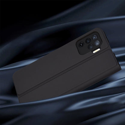 Hülle für Oppo A94 / Reno5 Lite, Techsuit, Magskin Book, Schwarz