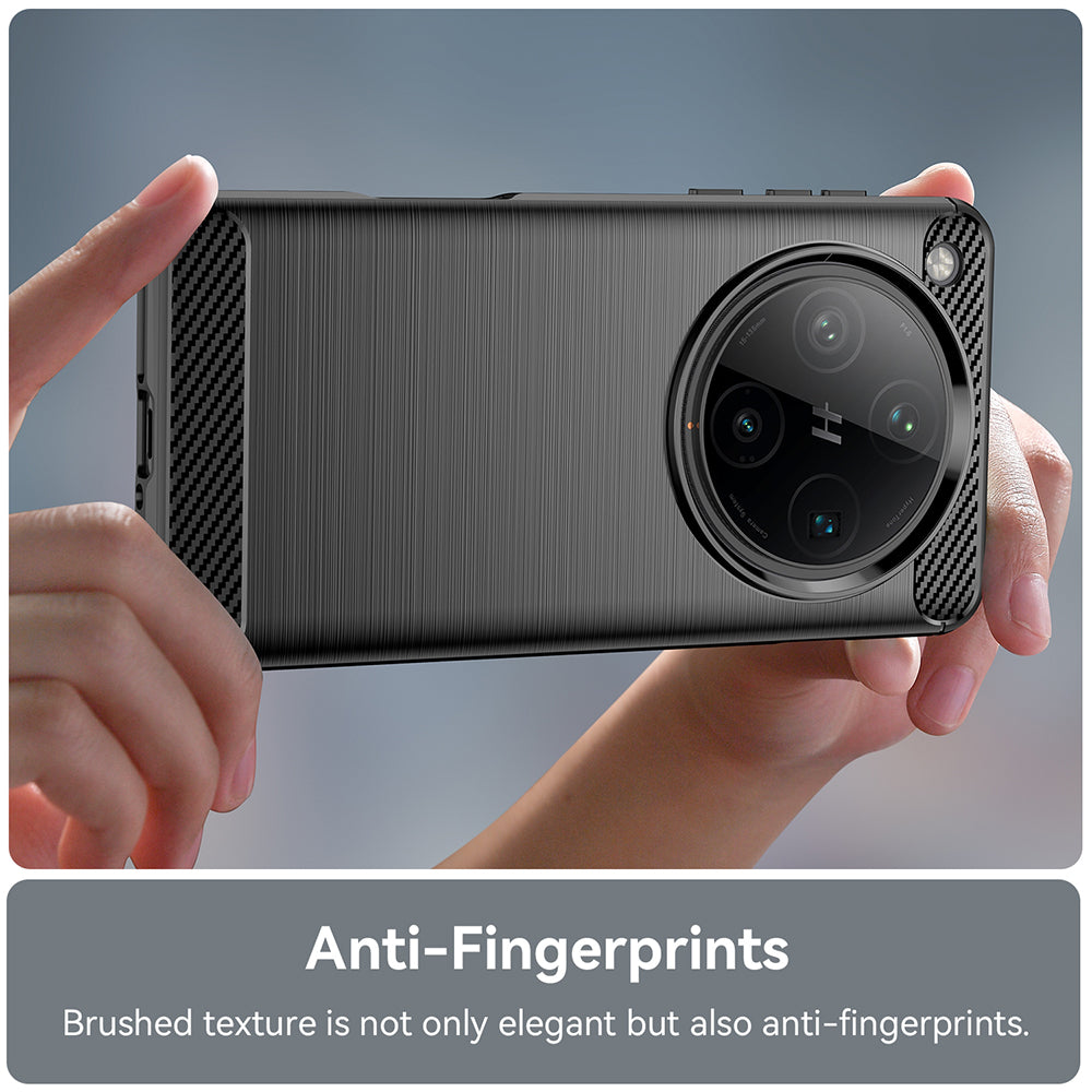 Hülle für Oppo Find X8 Pro, Techsuit, Carbon, Schwarz