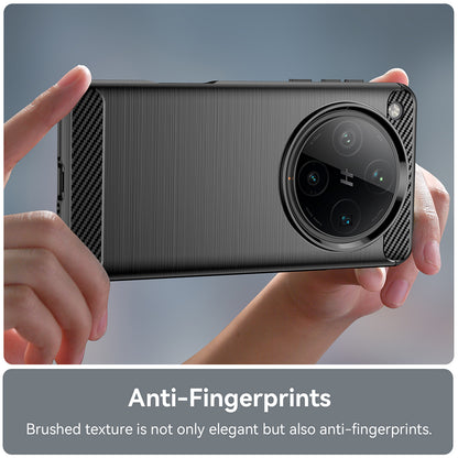 Hülle für Oppo Find X8 Pro, Techsuit, Carbon, Schwarz