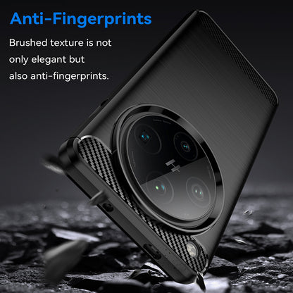 Hülle für Oppo Find X8 Pro, Techsuit, Carbon, Schwarz