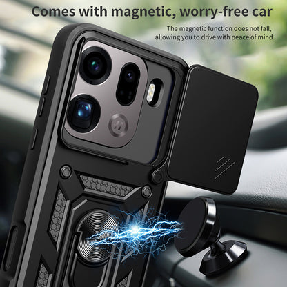 Hülle für Oppo Find X9 Pro, Techsuit, CamShield, Schwarz