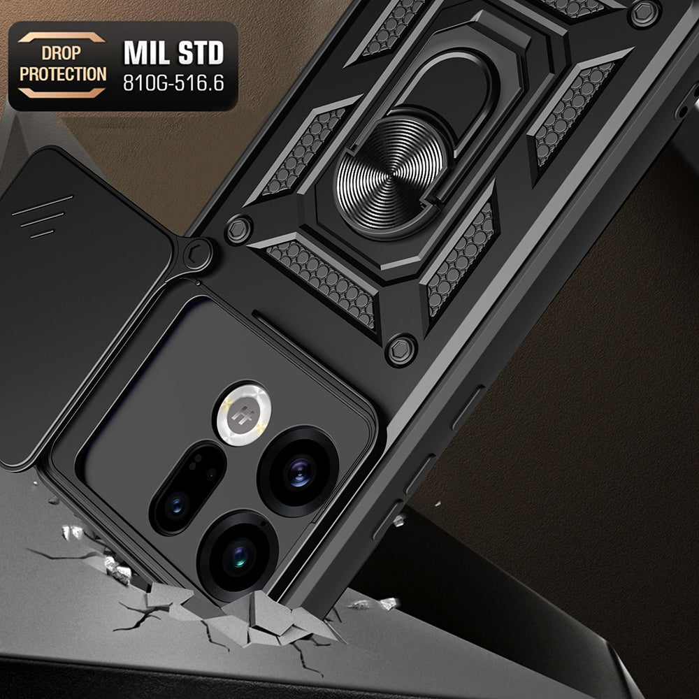 Hülle für Oppo Find X9, Techsuit, CamShield, Schwarz