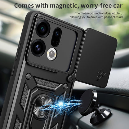 Hülle für Oppo Find X9, Techsuit, CamShield, Schwarz