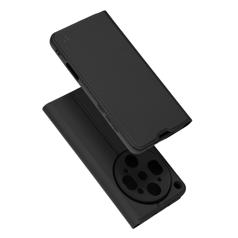 Hülle für Oppo Find X9 Ultra, Techsuit, Magskin Book, Schwarz