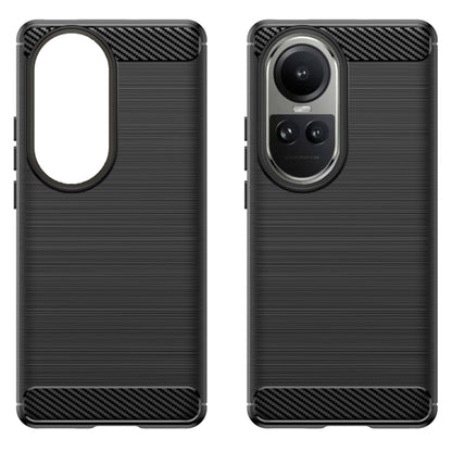 Hülle für Oppo Reno10 / Reno10 Pro, Techsuit, Carbon, Schwarz