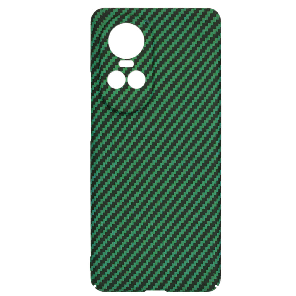 Case for Oppo Reno10 / Reno10 Pro, Techsuit, Carbonite FiberShell, Green