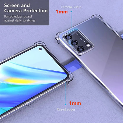 Hülle für Oppo Reno10 / Reno10 Pro, Techsuit, stoßfest klar, transparent