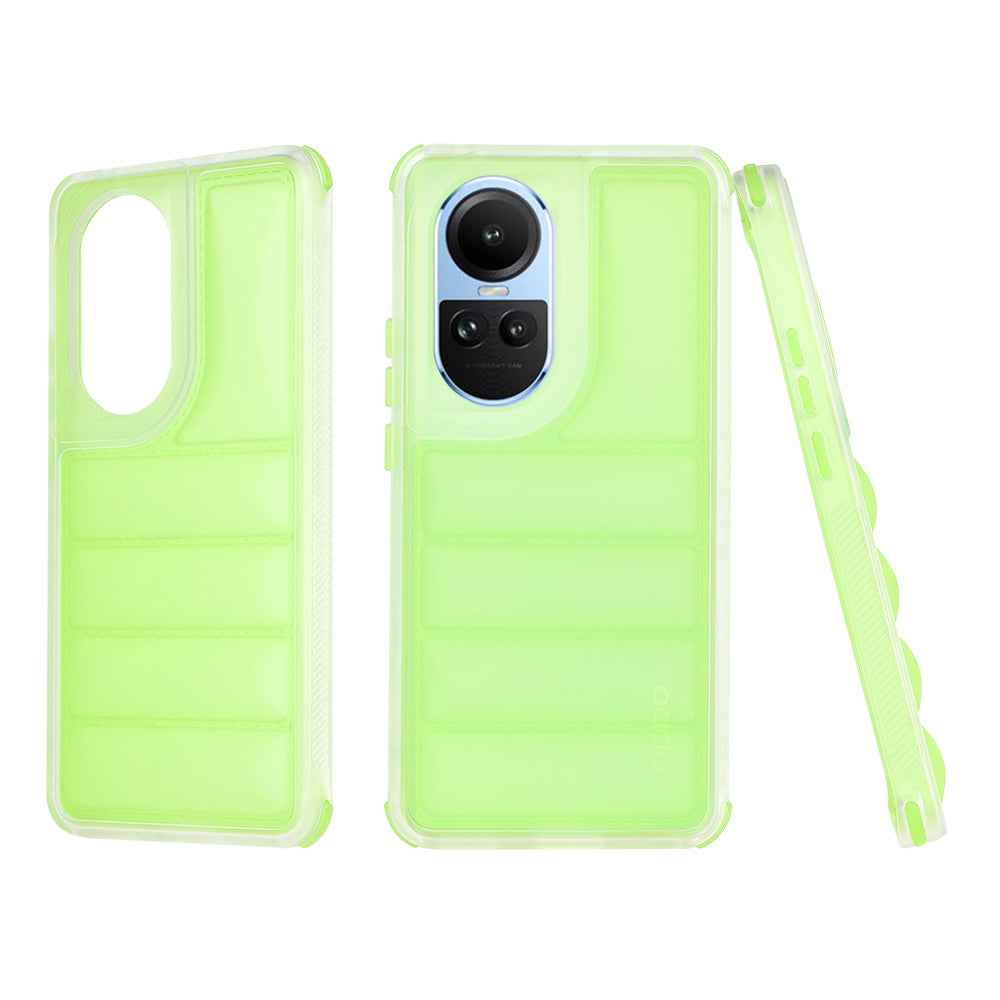 Hülle für Oppo Reno10 / Reno10 Pro, Techsuit, Wave Shield, Grün