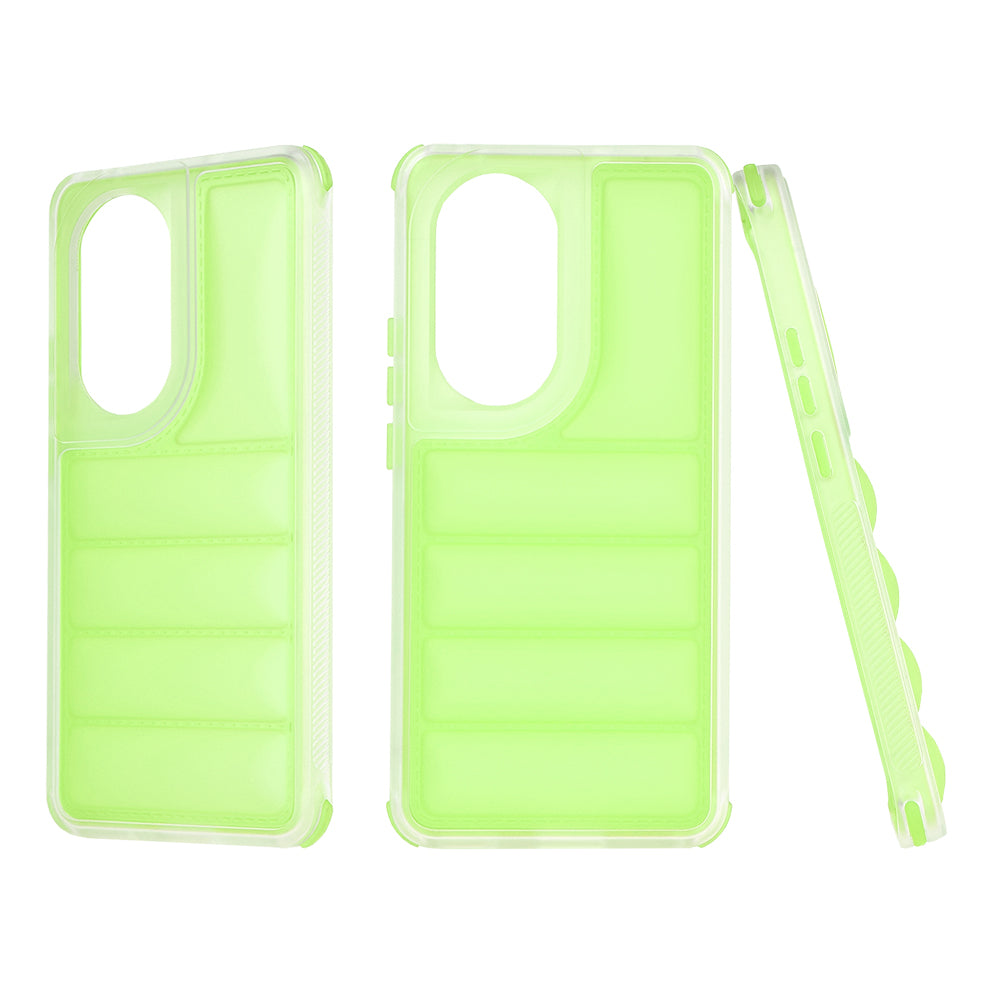 Hülle für Oppo Reno10 / Reno10 Pro, Techsuit, Wave Shield, Grün