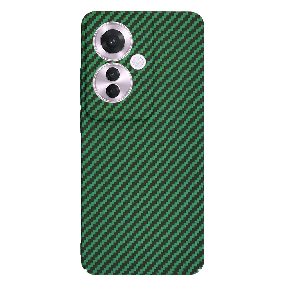 Case for Oppo Reno11 F, Techsuit, Carbonite FiberShell, Green