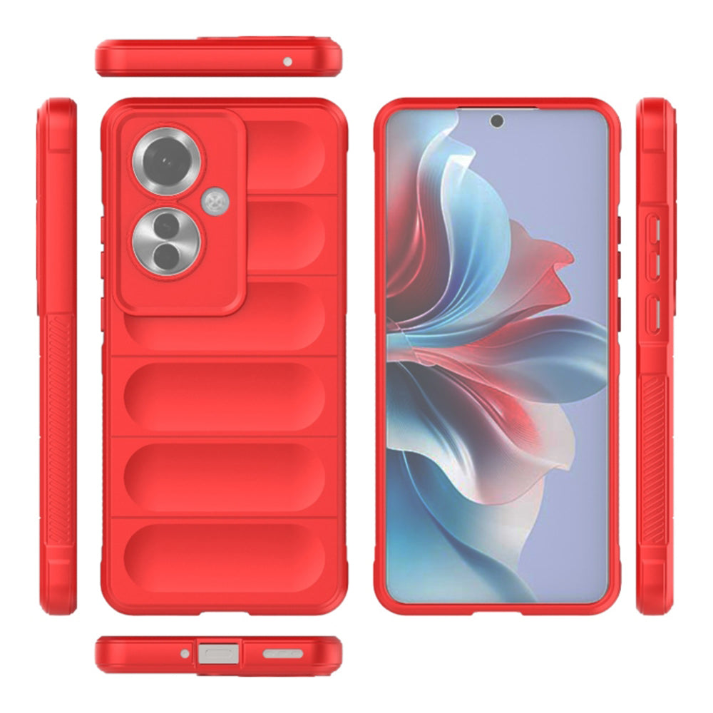 Case for Oppo Reno11 F, Techsuit, Magic Shield, Red