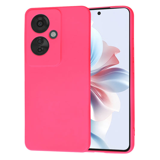 Hülle für Oppo Reno11 F, Techsuit, SoftFlex, Dunkelrosa