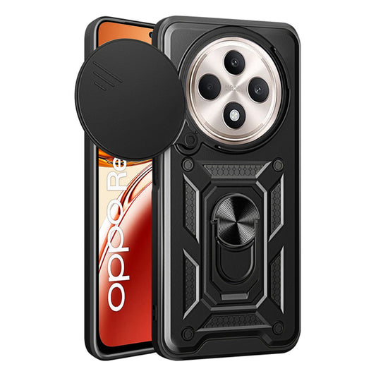 Case for Oppo Reno12 FS 5G / Reno12 FS 4G / Reno12 F 4G / Reno12 F, Techsuit, CamShield, Black