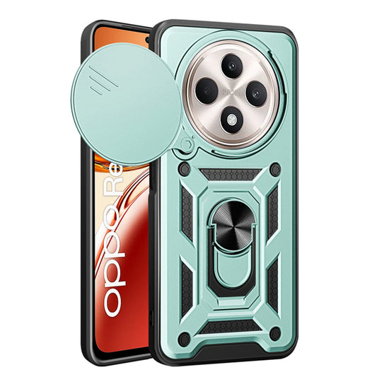 Case for Oppo Reno12 FS 5G / Reno12 FS 4G / Reno12 F 4G / Reno12 F, Techsuit, CamShield, Green
