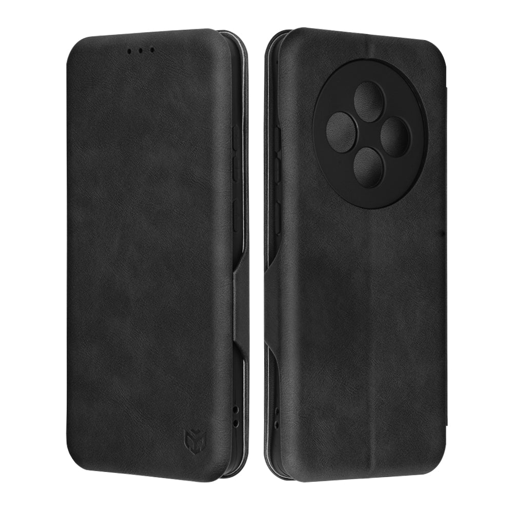Hülle für Oppo Reno12 FS 5G / Reno12 FS 4G / Reno12 F 4G / Reno12 F, Techsuit, Safe Wallet Plus, Schwarz
