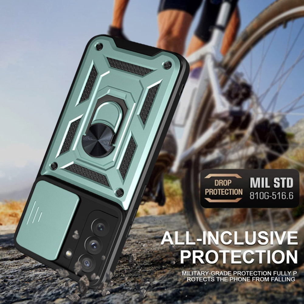 Case for Oppo Reno12 Pro, Techsuit, CamShield, Black