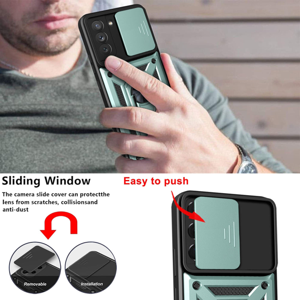 Case for Oppo Reno12, Techsuit, CamShield, Pink