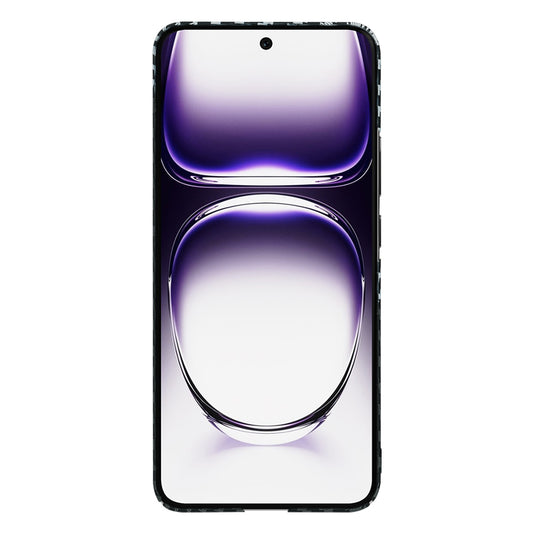 Hülle für Oppo Reno12, Techsuit, Carbonite FiberShell, Schwarz Grau