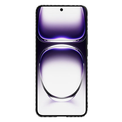 Hülle für Oppo Reno12, Techsuit, Carbonite FiberShell, Schwarz