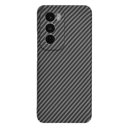 Hülle für Oppo Reno12, Techsuit, Carbonite FiberShell, Schwarz