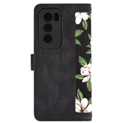 Hülle für Oppo Reno12, Techsuit, FlipCraft, Schwarz