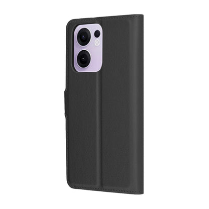 Hülle für Oppo Reno13 FS 5G / Reno13 F 4G / Reno13 F, Techsuit, Leder-Folio, Schwarz
