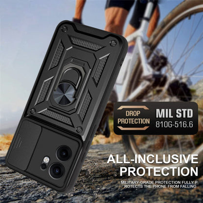 Case for Oppo Reno13 FS 5G / Reno13 F 4G / Reno13 F, Techsuit, CamShield, Black