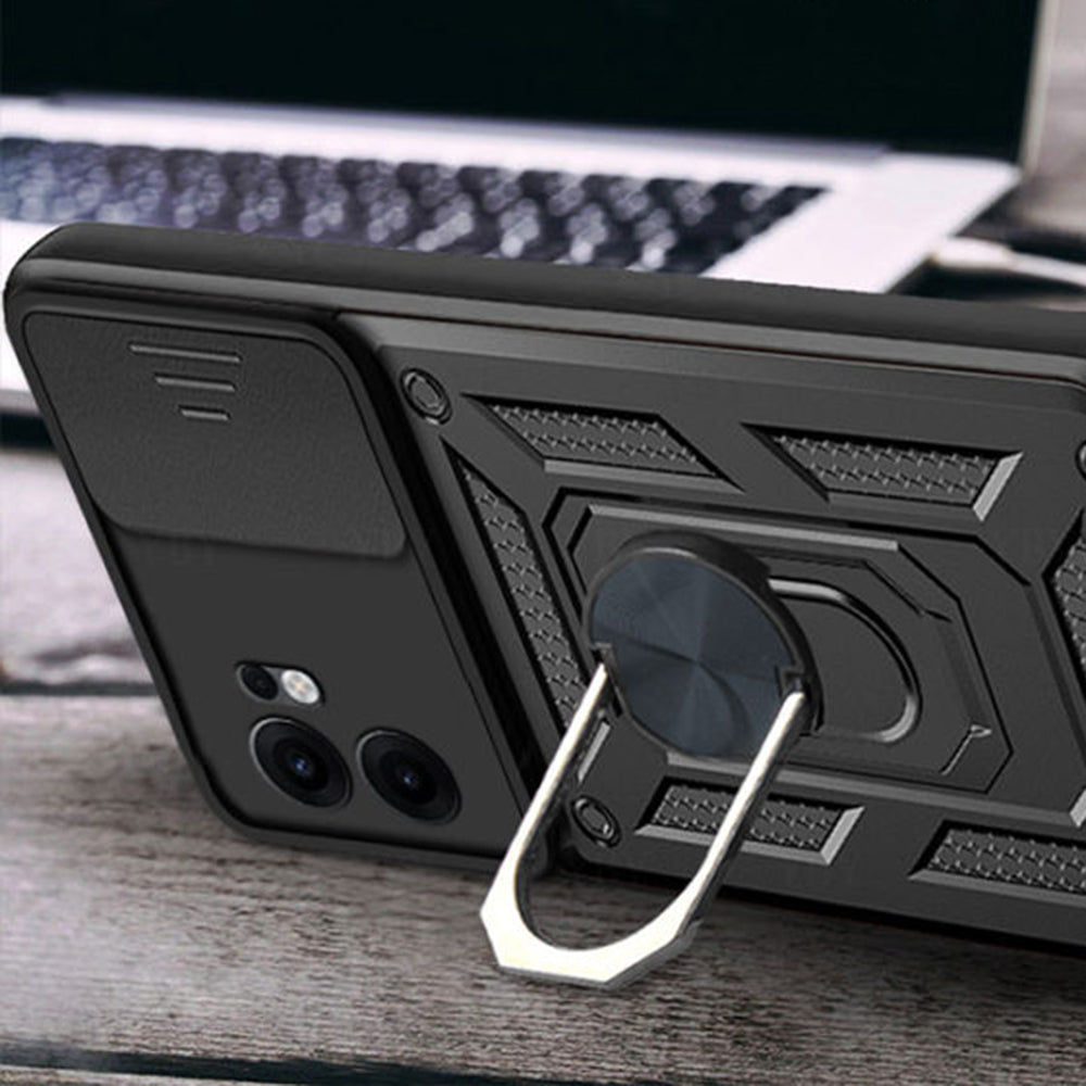 Hülle für Oppo Reno13 FS 5G / Reno13 F 4G / Reno13 F, Techsuit, CamShield, Grün