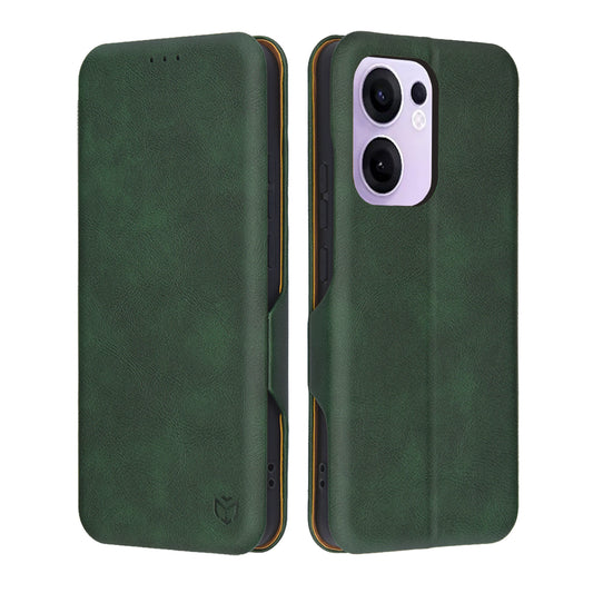 Hülle für Oppo Reno13 FS 5G / Reno13 F 4G / Reno13 F, Techsuit, Safe Wallet Plus, Grün