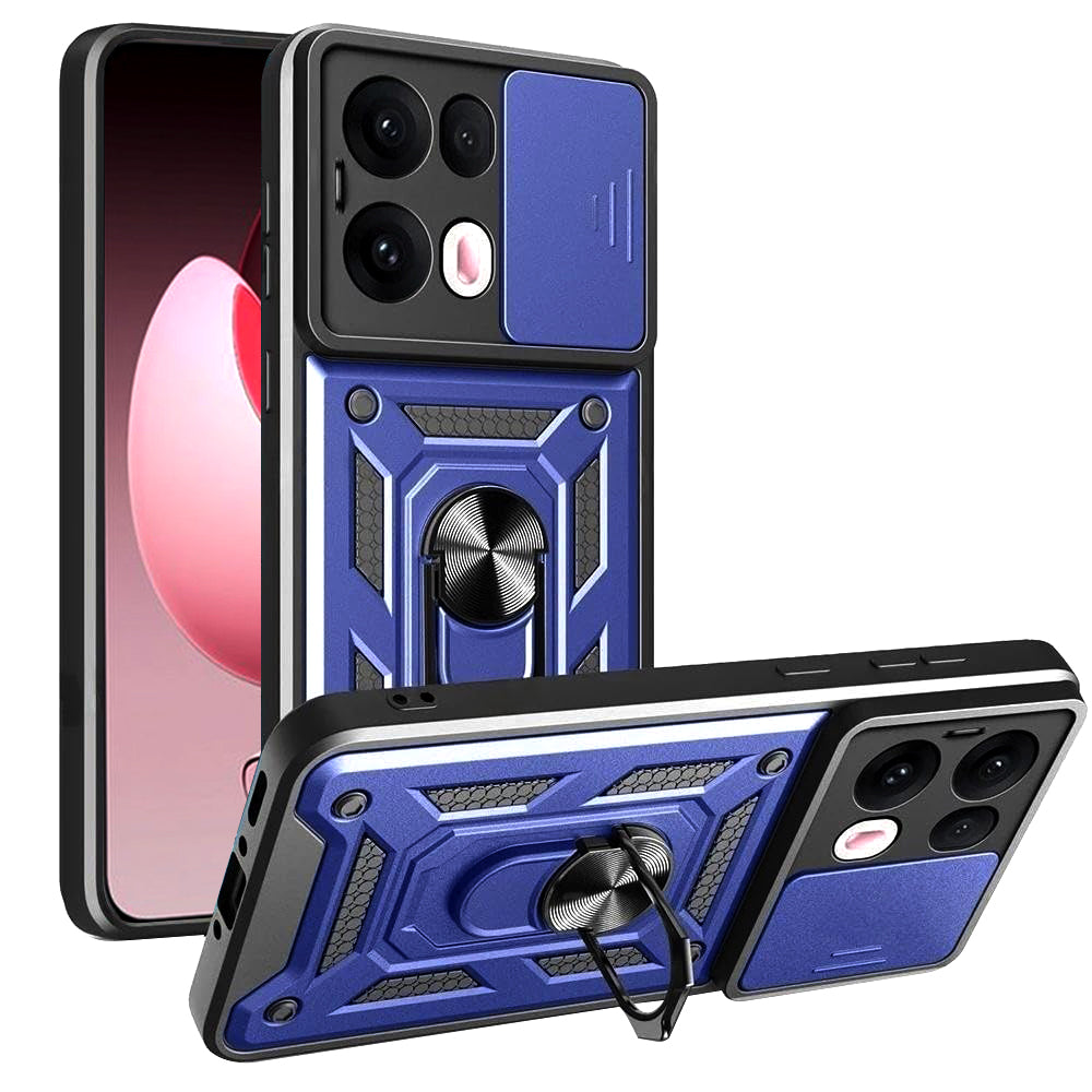 Hülle für Oppo Reno13 Pro, Techsuit, CamShield, Blau