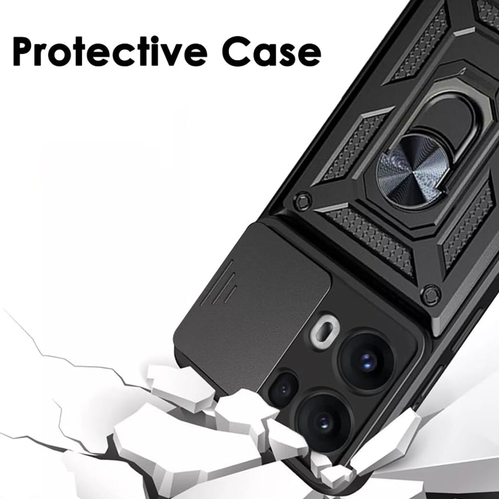 Hülle für Oppo Reno13 Pro, Techsuit, CamShield, Blau
