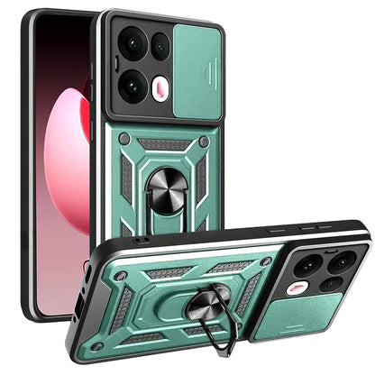 Hülle für Oppo Reno13 Pro, Techsuit, CamShield, Grün