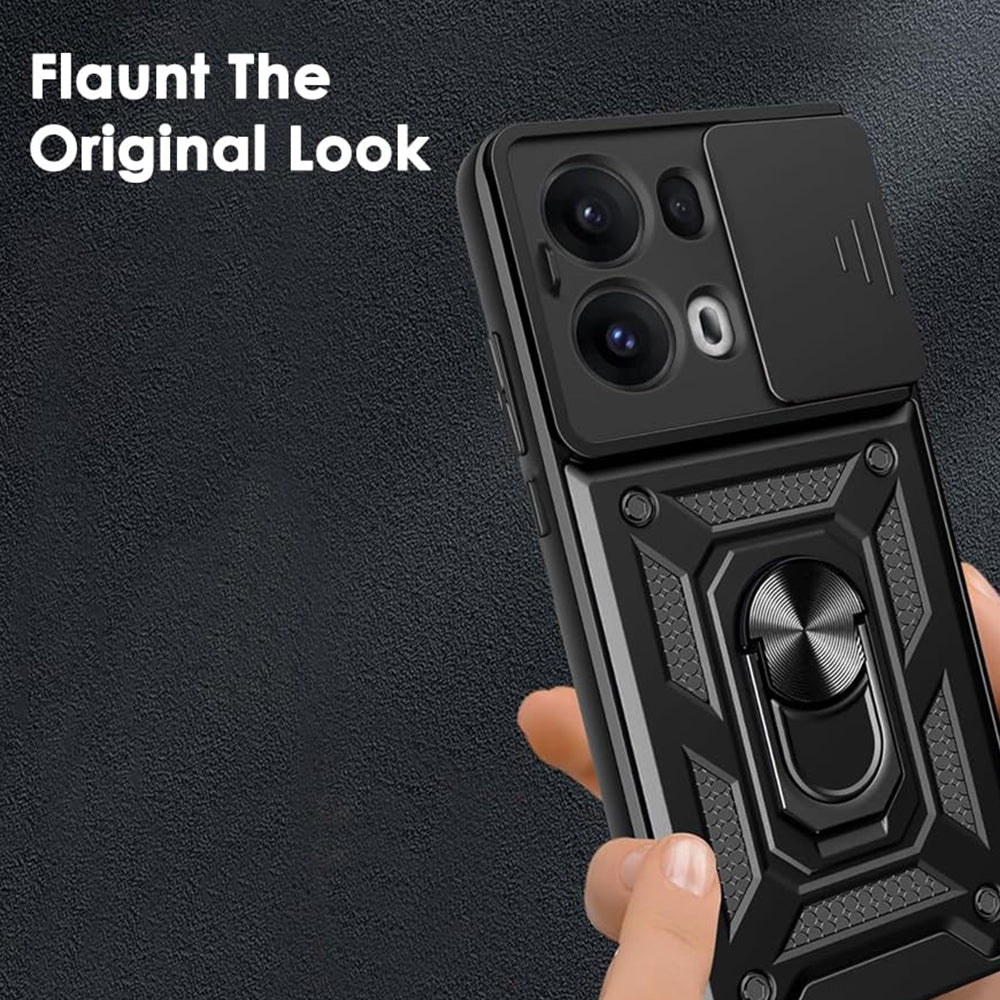 Hülle für Oppo Reno13 Pro, Techsuit, CamShield, Grün