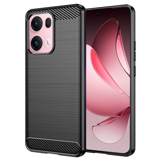 Case for Oppo Reno13 Pro, Techsuit, Carbon, Black