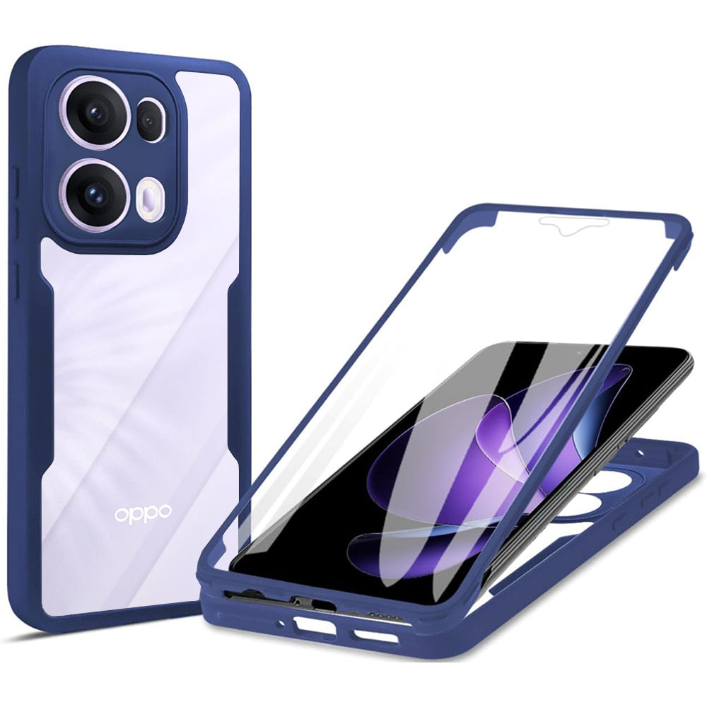 Hülle für Oppo Reno13 Pro, Techsuit, ColorVerse 360, Blau