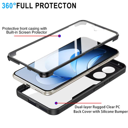 Hülle für Oppo Reno13 Pro, Techsuit, ColorVerse 360, Blau